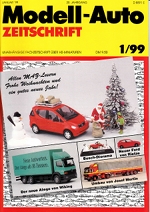 Modell-Auto Zeitschrift Heft Nr. 1/1999