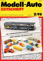 Modell-Auto Zeitschrift Heft Nr. 2/1998